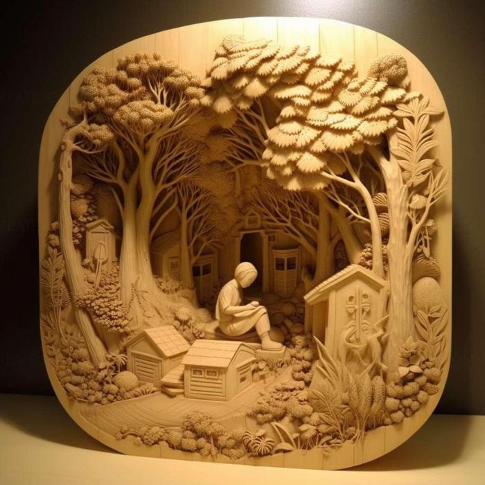 نموذج ثلاثي الأبعاد لآلة CNC 3D Art 